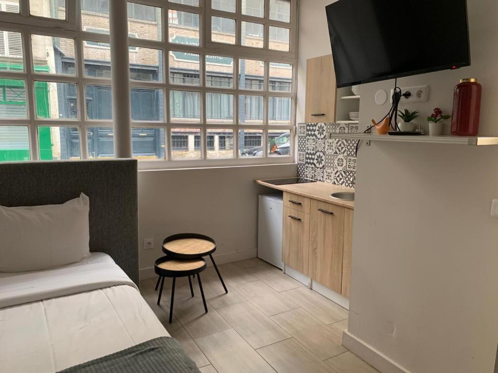 Bright Charming Modern Studio By Dreamy Canal Paris Exterior foto